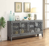 13614 Four Door Media Credenza