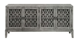 13614 Four Door Media Credenza