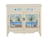 14124 Two Drawer Two Door Cupboard