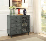 22501 One Door Five Drawer Cabinet