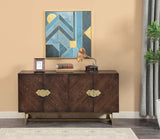 22552 Four Door Media Credenza