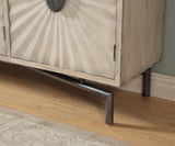 22568 Three Door Media Credenza