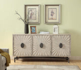 22568 Three Door Media Credenza