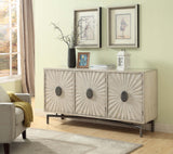 22568 Three Door Media Credenza