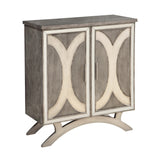 Two Door Cabinet Cabinet Mirrored Facings Arched Base Slender Hardware One Adjustable Shelf Adjustable Levelers 