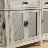 22576 Four Door Three Drawer Credenza