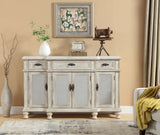 22576 Four Door Three Drawer Credenza