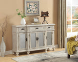 22576 Four Door Three Drawer Credenza