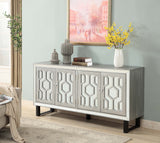 22584 Four Door Media Credenza