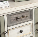 22588 Two Door Four Drawer Credenza