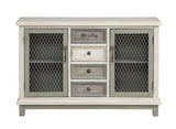 22588 Two Door Four Drawer Credenza