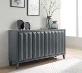 30404 Four Door Media Credenza