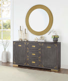 30452 Two Door Three Drawer Media Credenza