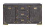 30452 Two Door Three Drawer Media Credenza