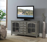 30481 Two Door Five Drawer Media Credenza