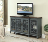 30492 Four Door Media Credenza