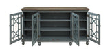 30492 Four Door Media Credenza