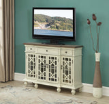 30493 Four Door Three Drawer Media Credenza