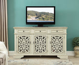 30503 Three Door Three Drawer Media Credenza