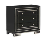 Three Drawer Chest Chest Painted Finish Bracket Feet Extended Drawer Glides Adjustable Levelers  Adjustable Levelers