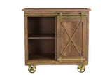 34703 One Sliding Door Three Drawer Cabinet
