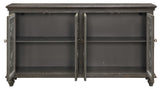 61711 Four Door Media Credenza