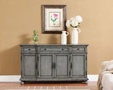 67450 Three Drawer Four Door Credenza