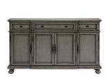 67450 Three Drawer Four Door Credenza