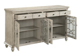 70828 Four Door Four Drawer Media Credenza