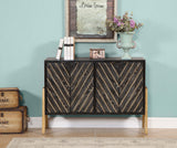 91776 Four Door Media Sideboard