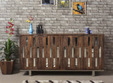 98255 Brownstone Four Door Credenza